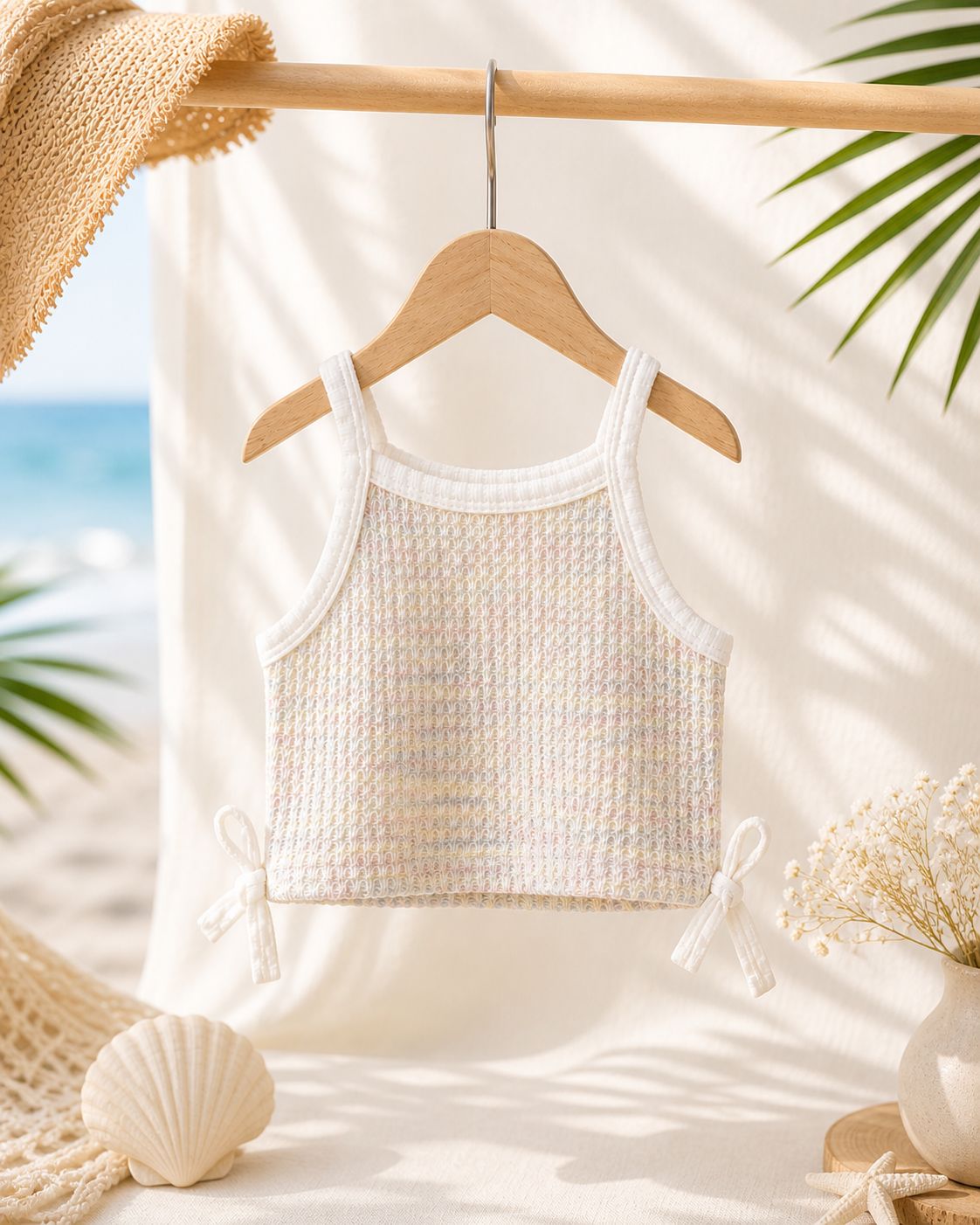 Pastel Knit Baby Co-ord Set – Soft Cotton Summer Essentials