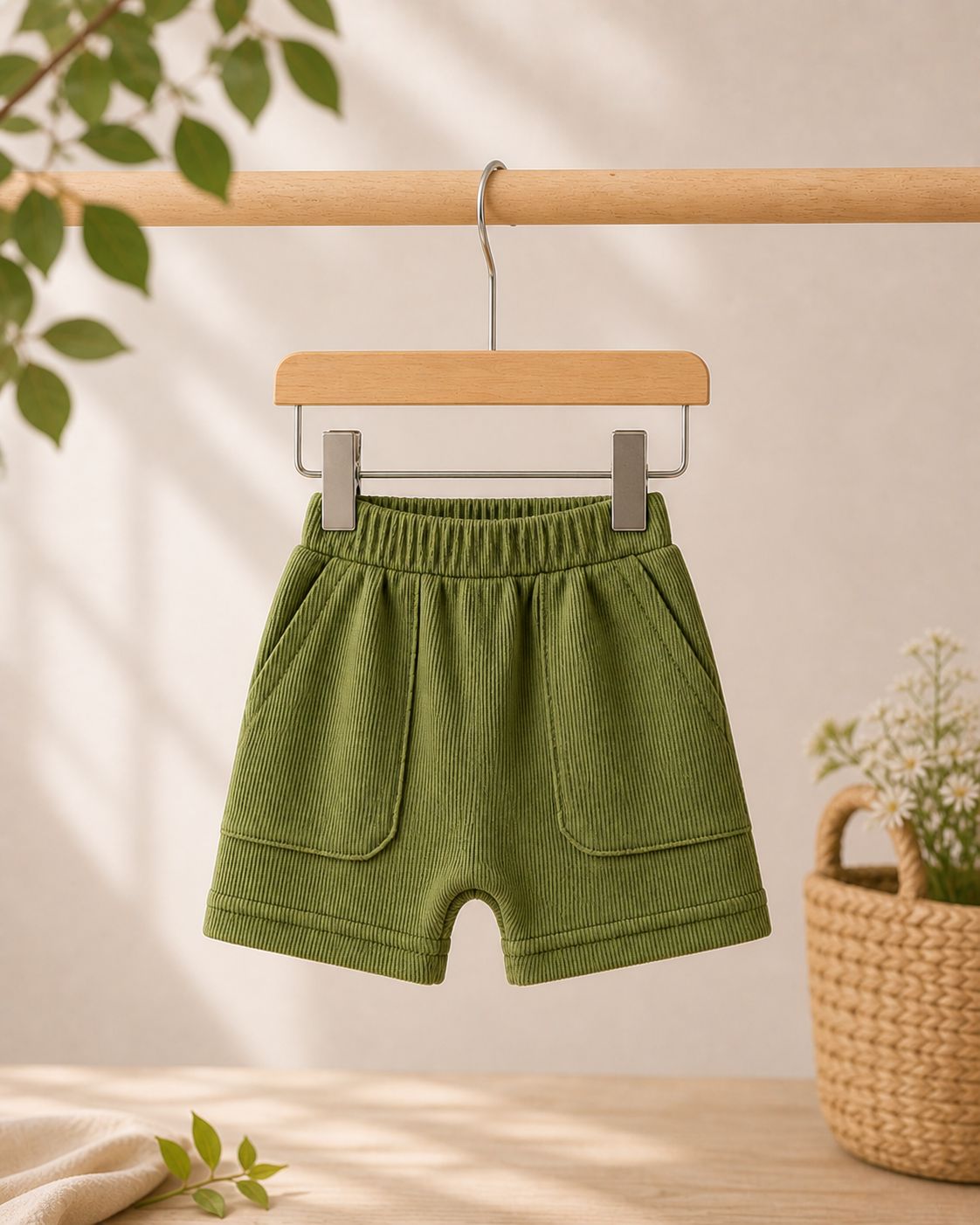 Mama’s Boy Cotton Co-ord Set – Soft Baby Tee & Shorts Set