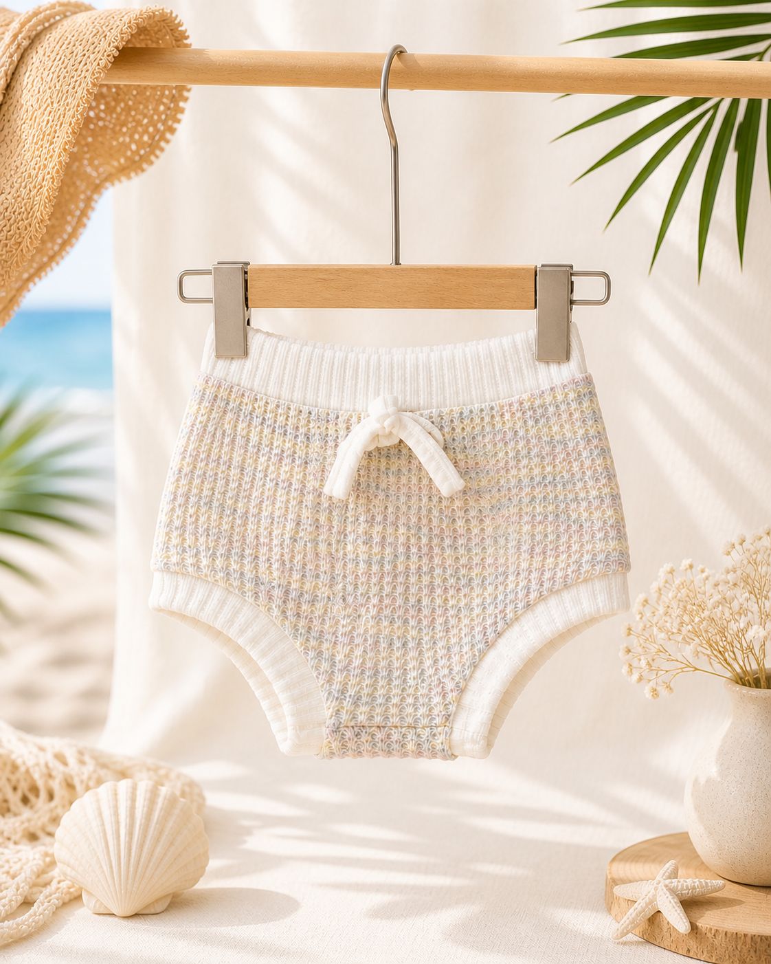 Pastel Knit Baby Co-ord Set – Soft Cotton Summer Essentials