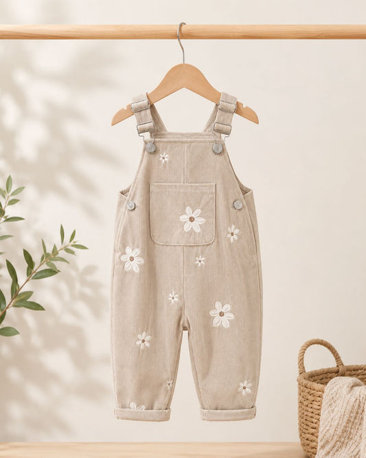 Sunny Daisy Corduroy Dungaree for Kids